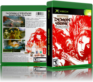 Forgotten Realms - Demon Stone (USA)3D Boxes Back Front